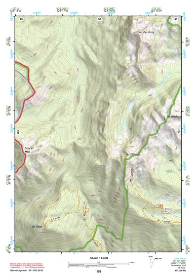 47123NE Page 102 Mount Olympus Topo Preview 1