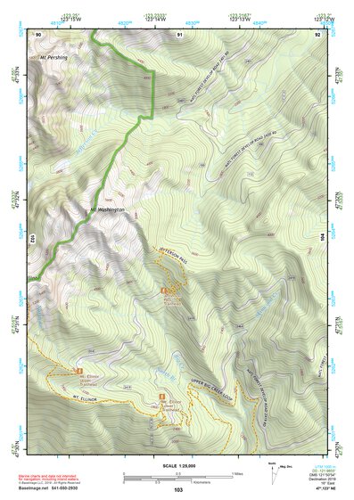 47123NE Page 103 Mount Olympus Topo Preview 1