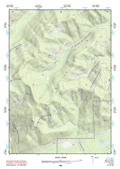 47123NE Page 104 Mount Olympus Topo Preview 1