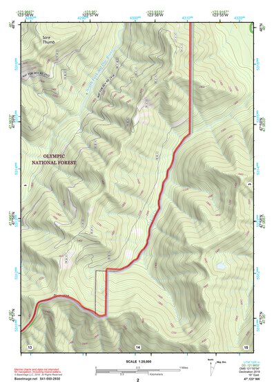 47123NW Page 2 Mount Olympus Topo Preview 1