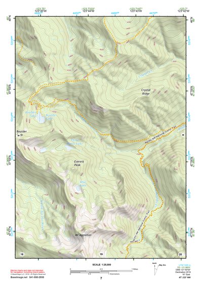 47123NW Page 7 Mount Olympus Topo Preview 1