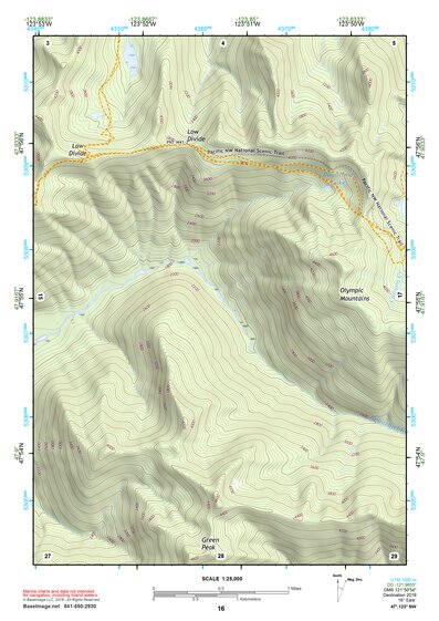 47123NW Page 16 Mount Olympus Topo Preview 1