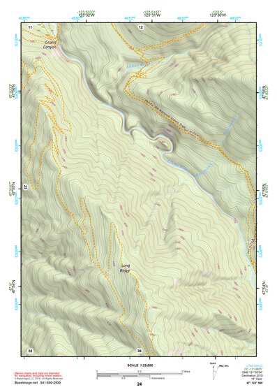 47123NW Page 24 Mount Olympus Topo Preview 1