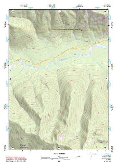 47123NW Page 29 Mount Olympus Topo Preview 1