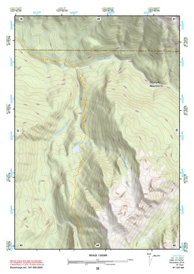 47123NW Page 32 Mount Olympus Topo Preview 1