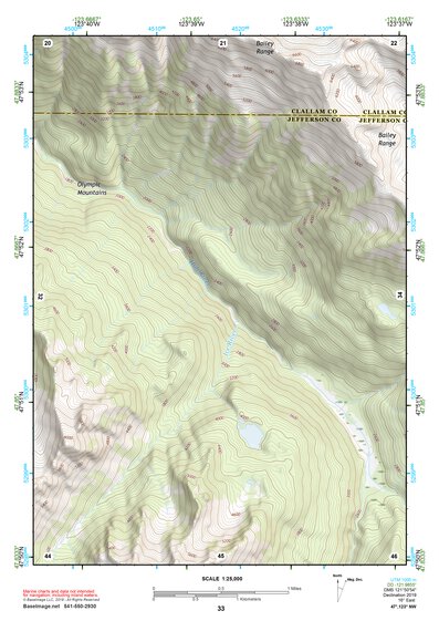 47123NW Page 33 Mount Olympus Topo Preview 1