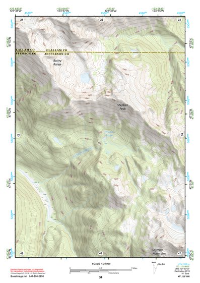 47123NW Page 34 Mount Olympus Topo Preview 1