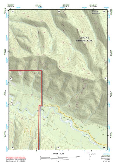 47123NW Page 38 Mount Olympus Topo Preview 1