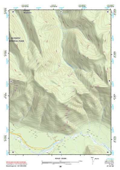 47123NW Page 39 Mount Olympus Topo Preview 1