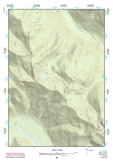 47123NW Page 40 Mount Olympus Topo Preview 1