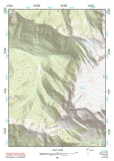 47123NW Page 42 Mount Olympus Topo Preview 1