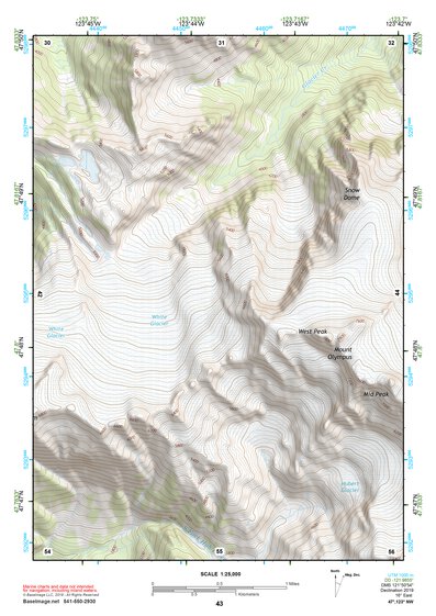 47123NW Page 43 Mount Olympus Topo Preview 1