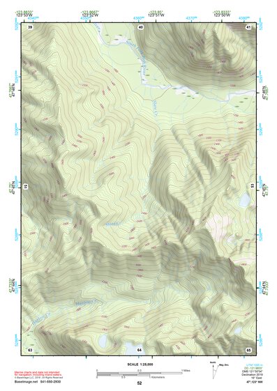 47123NW Page 52 Mount Olympus Topo Preview 1