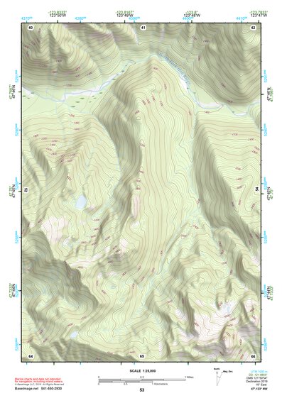 47123NW Page 53 Mount Olympus Topo Preview 1