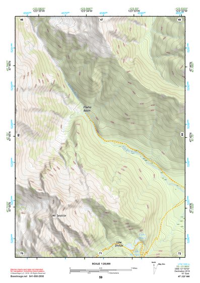 47123NW Page 59 Mount Olympus Topo Preview 1