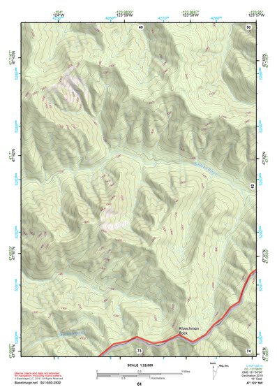 47123NW Page 61 Mount Olympus Topo Preview 1