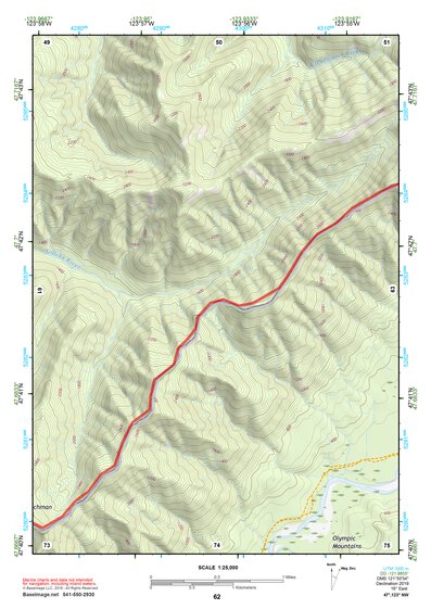 47123NW Page 62 Mount Olympus Topo Preview 1