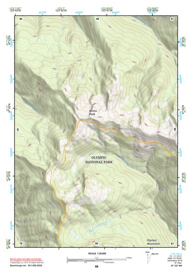 47123NW Page 68 Mount Olympus Topo Preview 1