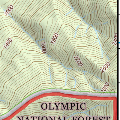 47123NW Page 74 Mount Olympus Topo Preview 3