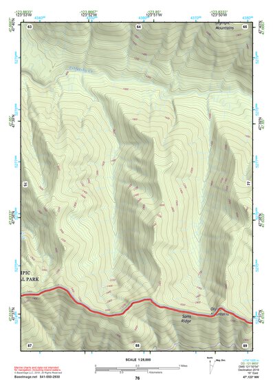 47123NW Page 76 Mount Olympus Topo Preview 1