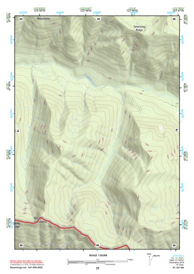 47123NW Page 77 Mount Olympus Topo Preview 1