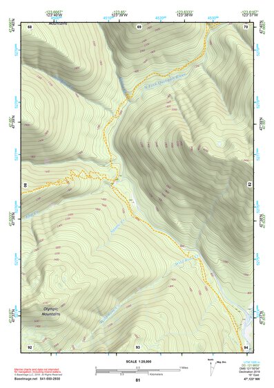 47123NW Page 81 Mount Olympus Topo Preview 1