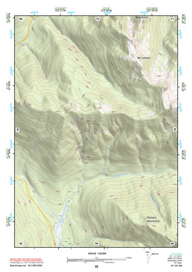 47123NW Page 82 Mount Olympus Topo Preview 1