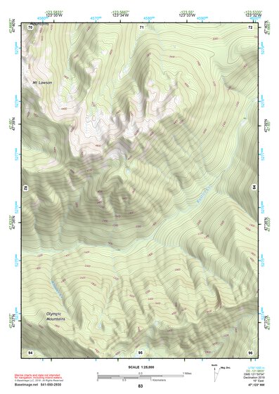 47123NW Page 83 Mount Olympus Topo Preview 1
