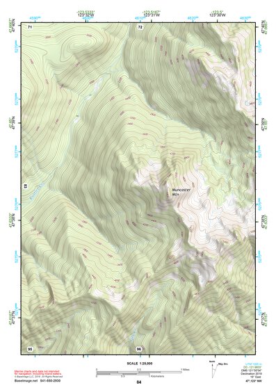 47123NW Page 84 Mount Olympus Topo Preview 1