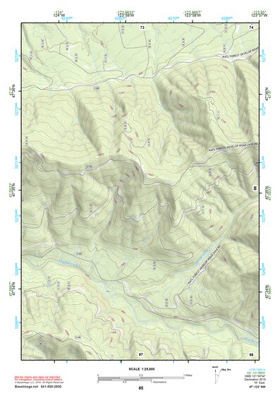 47123NW Page 85 Mount Olympus Topo Preview 1