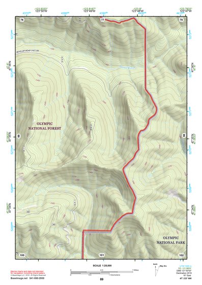 47123NW Page 89 Mount Olympus Topo Preview 1