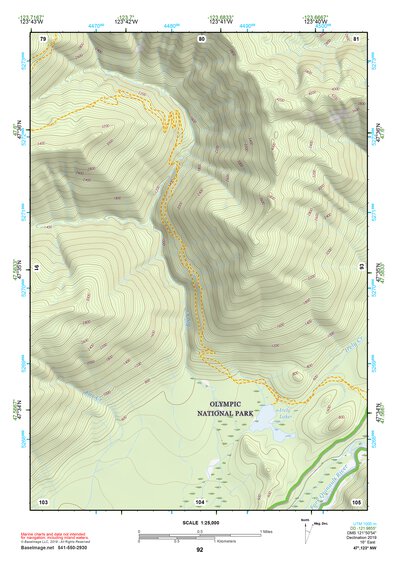 47123NW Page 92 Mount Olympus Topo Preview 1