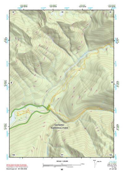 47123NW Page 95 Mount Olympus Topo Preview 1