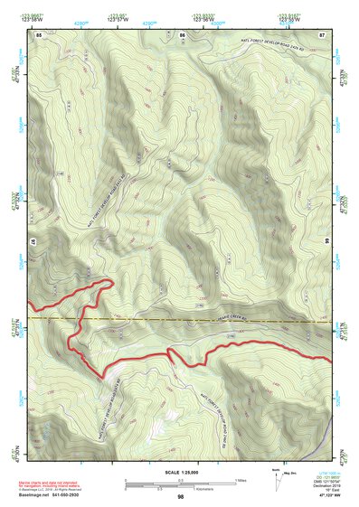 47123NW Page 98 Mount Olympus Topo Preview 1