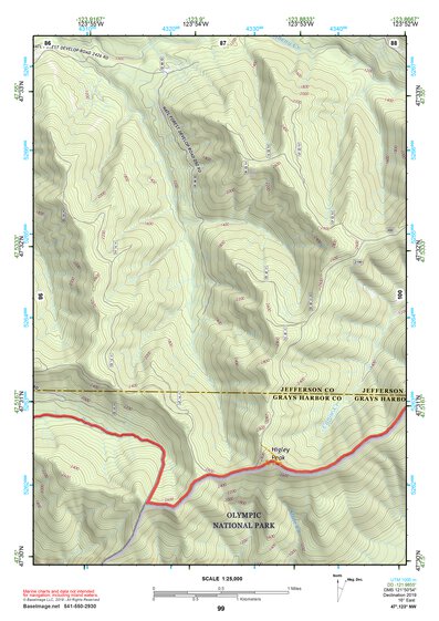 47123NW Page 99 Mount Olympus Topo Preview 1