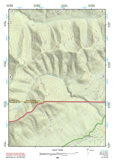 47123NW Page 100 Mount Olympus Topo Preview 1