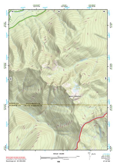 47123NW Page 106 Mount Olympus Topo Preview 1