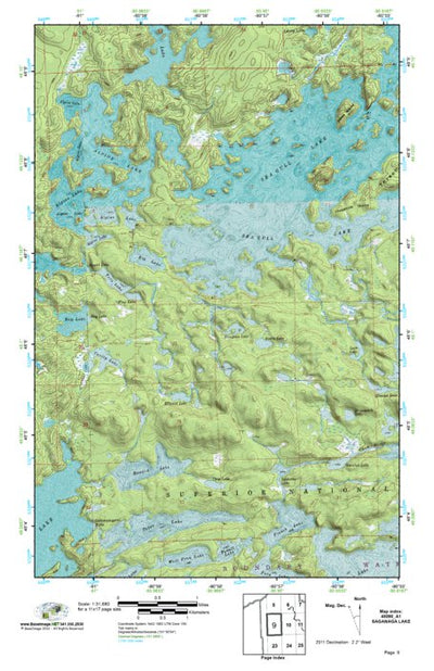 (48090a1) Page 009 Saganaga Lake Preview 1