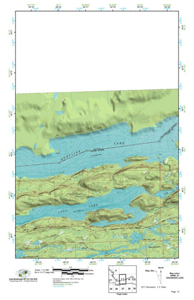 (48090a1) Page 013 Saganaga Lake Preview 1