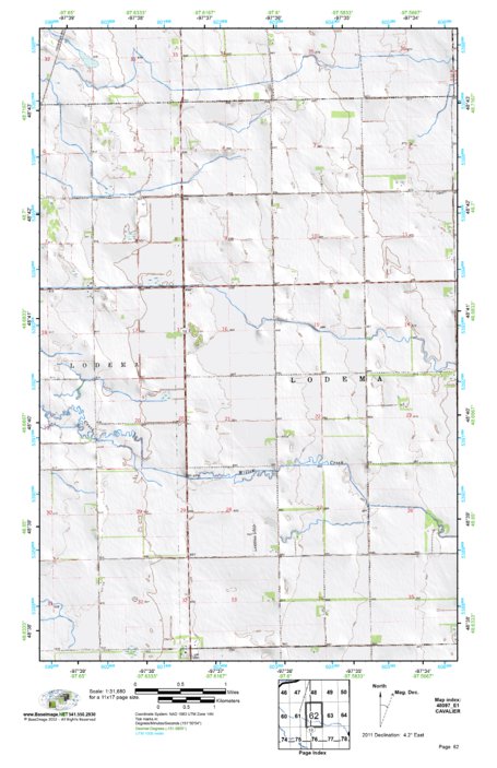 48097e1) Page 062 Cavalier Map by BaseImage Publishing | Avenza Maps