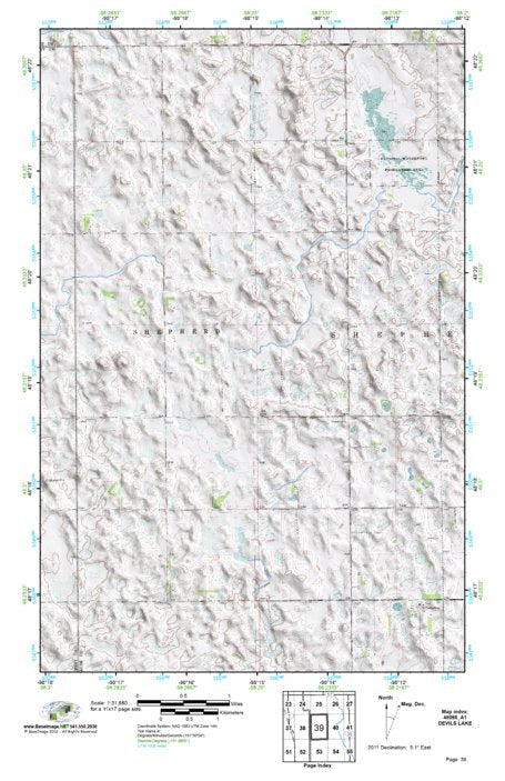 48098a1) Page 039 Devils Lake Map by BaseImage Publishing | Avenza