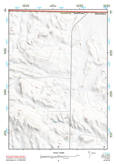 48106NE Page 3 Opheim Topo Preview 1