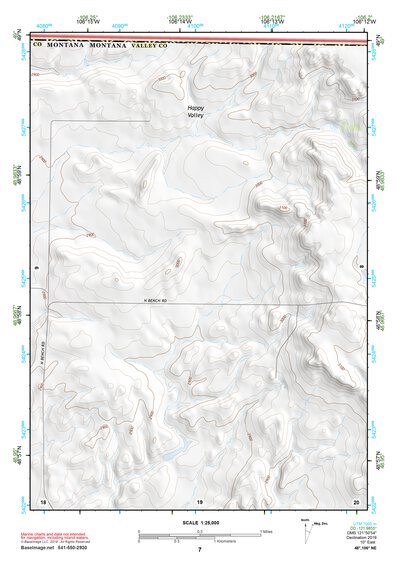 48106NE Page 7 Opheim Topo Preview 1