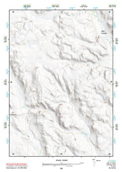 48106NE Page 53 Opheim Topo Preview 1