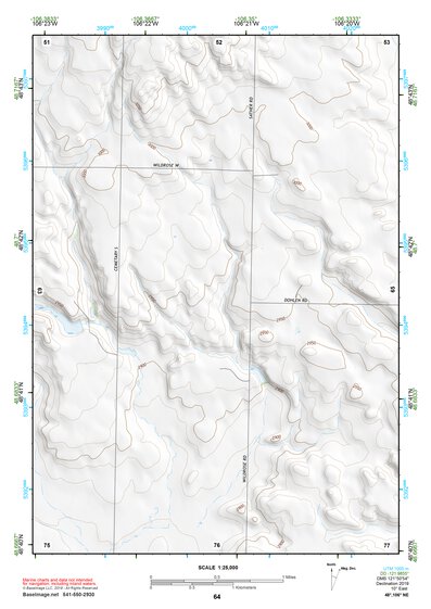 48106NE Page 64 Opheim Topo Preview 1