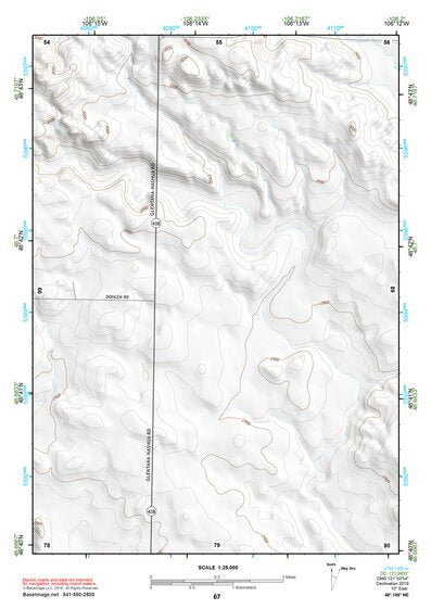 48106NE Page 67 Opheim Topo Preview 1