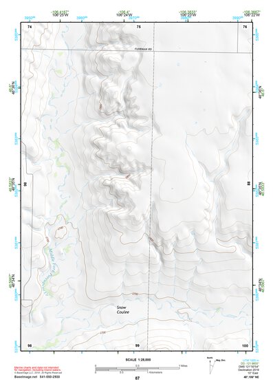 48106NE Page 87 Opheim Topo Preview 1
