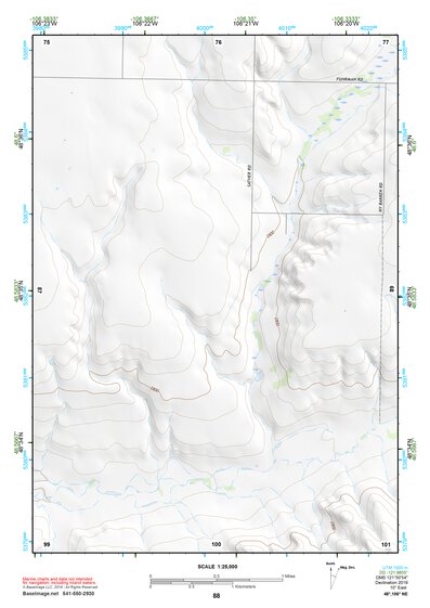 48106NE Page 88 Opheim Topo Preview 1