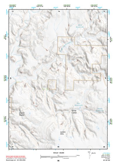 48106NW Page 86 Opheim Topo Preview 1