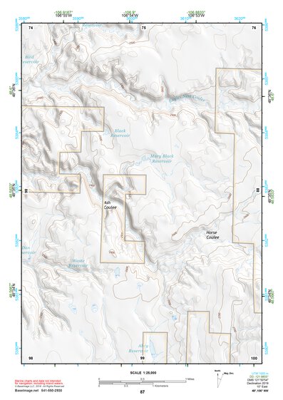 48106NW Page 87 Opheim Topo Preview 1